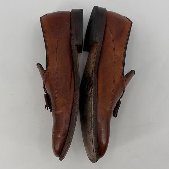 Allen Edmonds Claremont Tassel Loafers Sz 10D Walnut Y2K Preppy main image 5